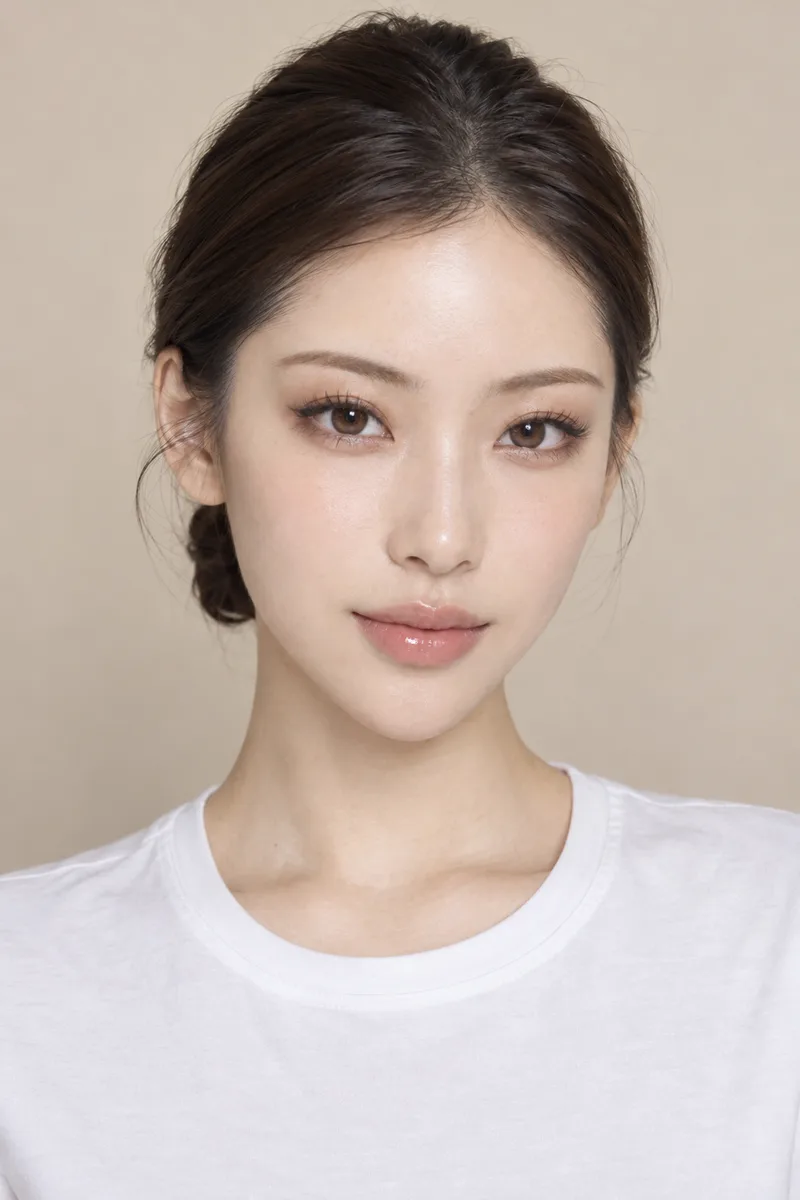 きつね顔の生成例