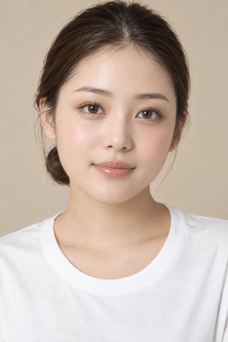 丸顔の生成例
