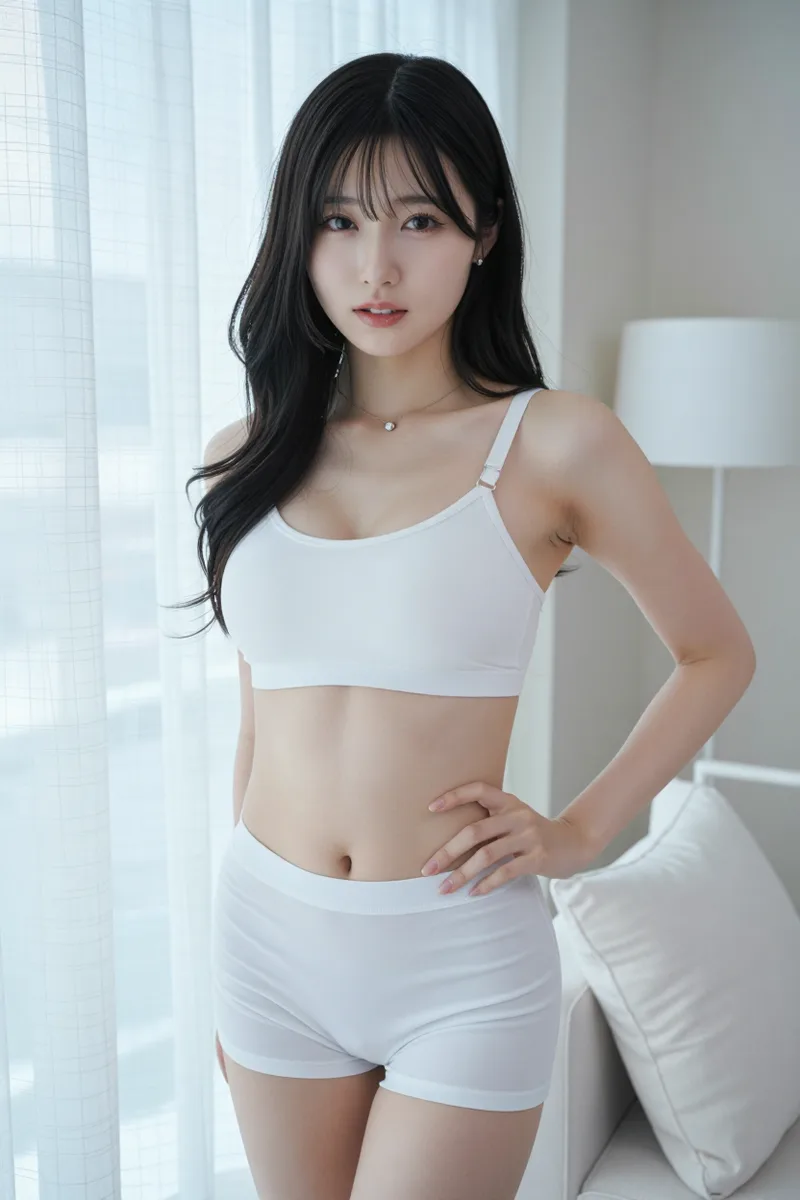 matching bra and shorts setで生成した例（4枚目）