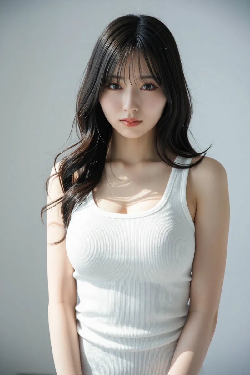 ComfyUIでlarge breastsと書いた例（3枚目）