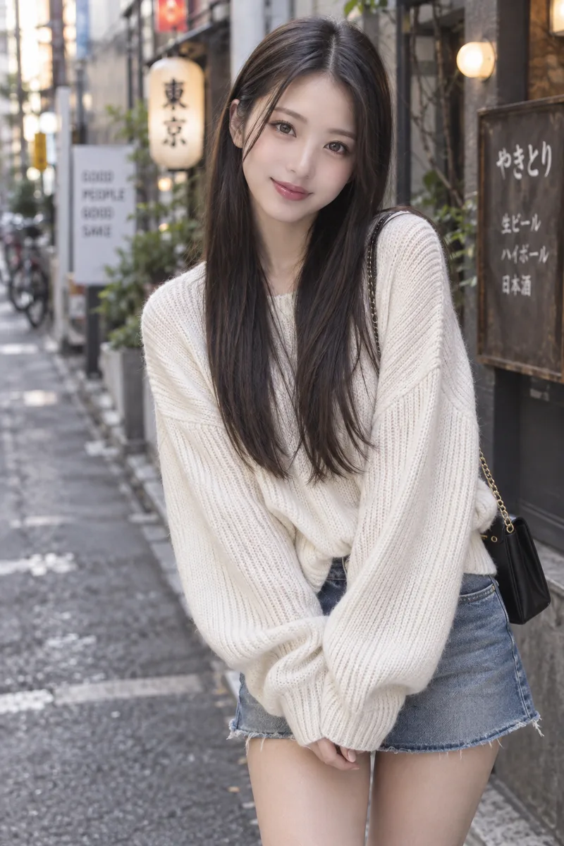 shot on an 85mm portrait lensで生成した例（3枚目）