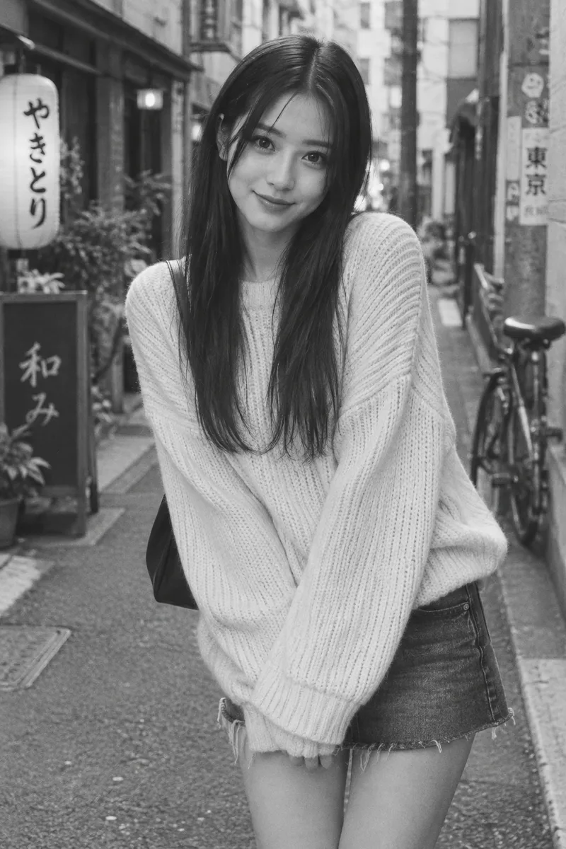 モノクロフィルムの生成例