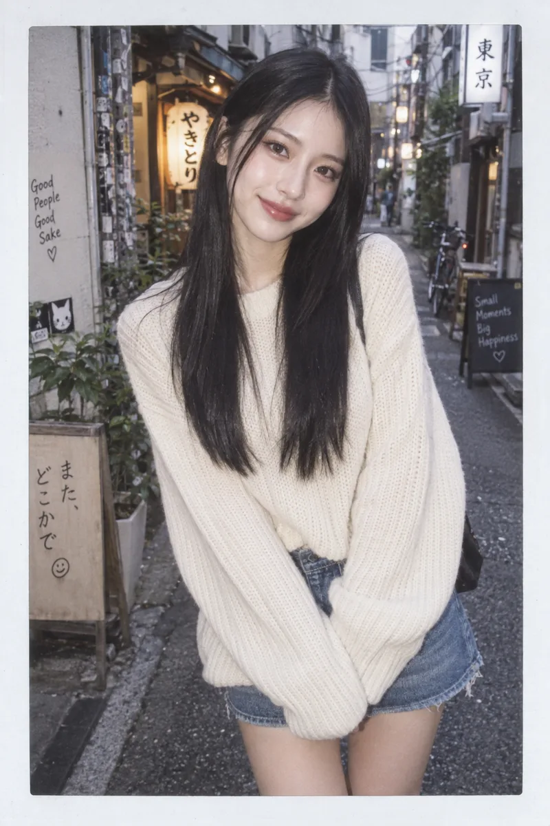 チェキ風の白い枠の写真の例（4枚目）