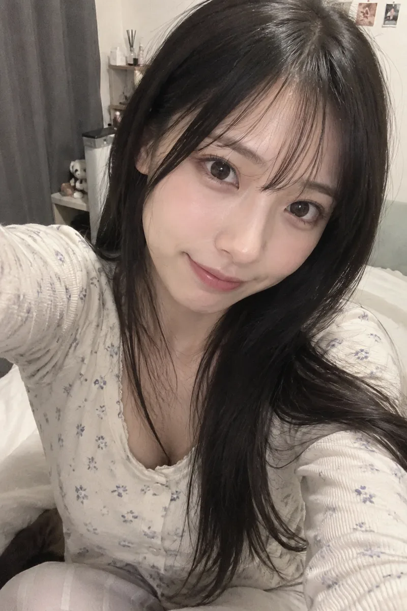 自宅の自撮りを足した例（2枚目）