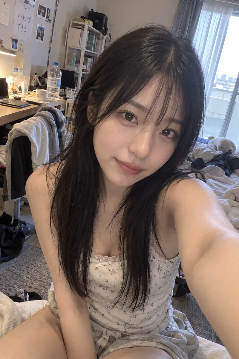 窓の光と部屋の明かりを足した例（3枚目）