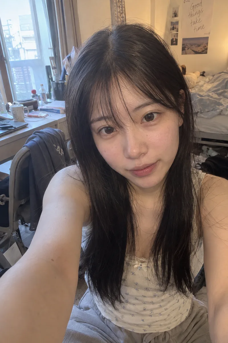肌の毛穴と赤みを足した例（2枚目）