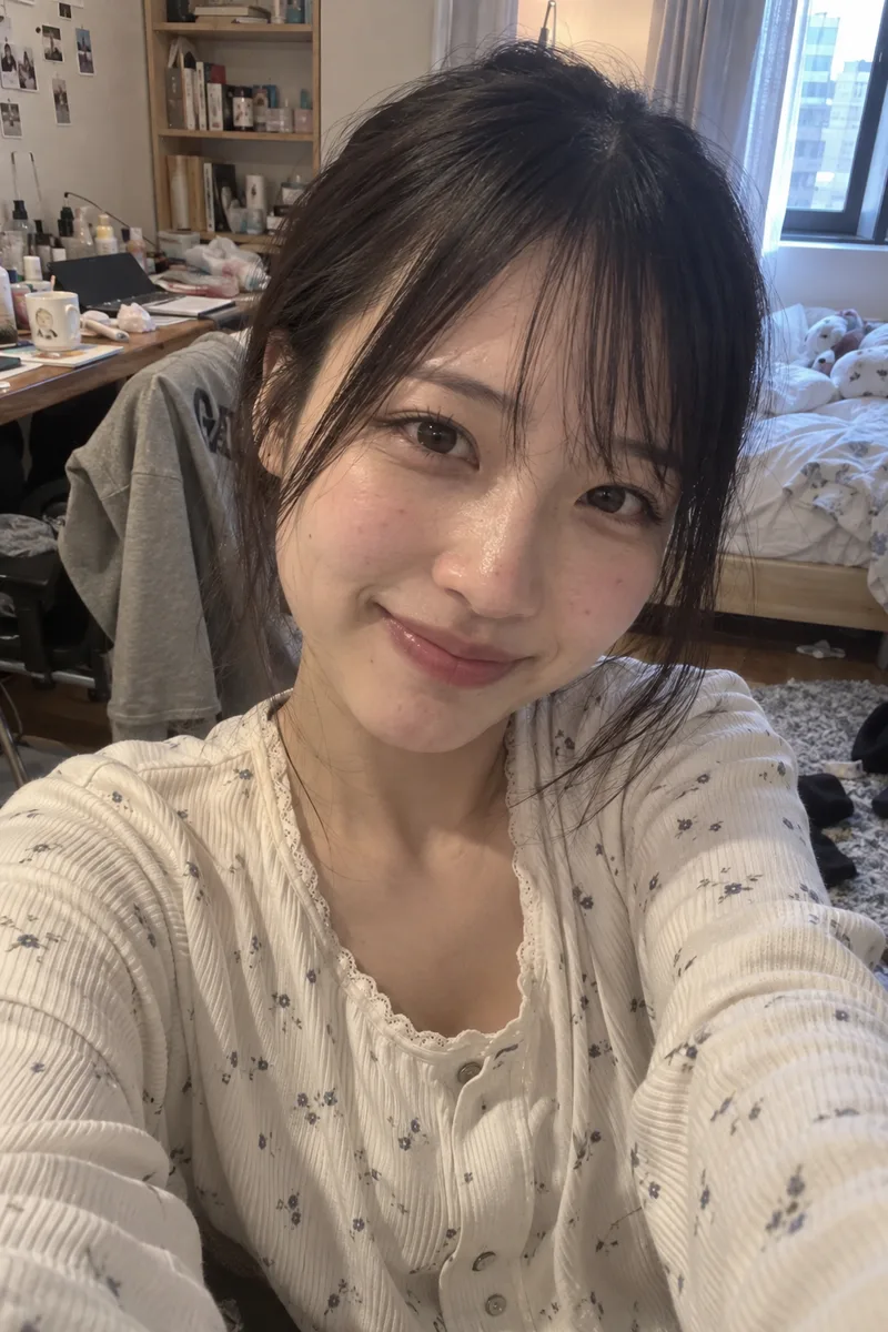 自然な笑顔を足した例（2枚目）