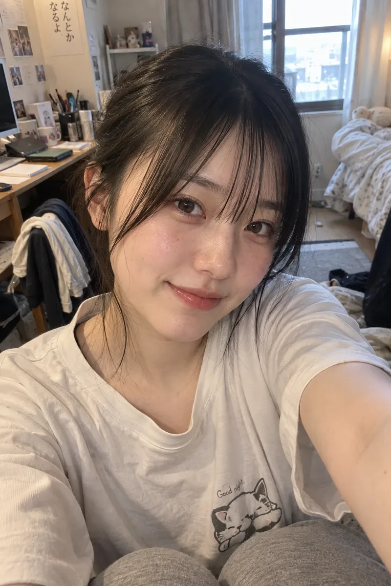 自然な笑顔を足した例（4枚目）