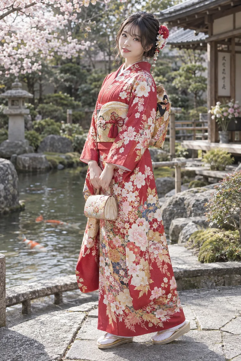 振袖の生成例