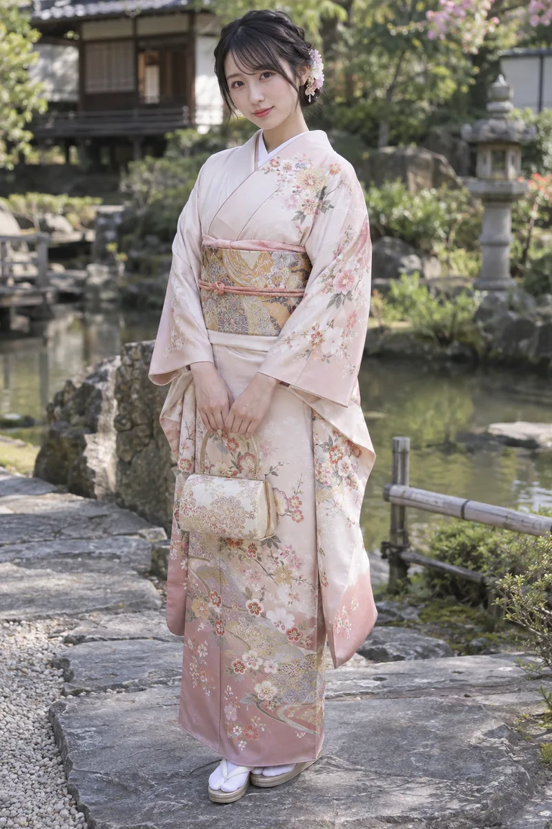訪問着の例（2枚目）