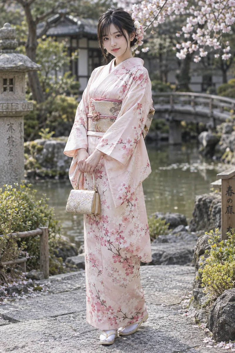 桜柄の生成例