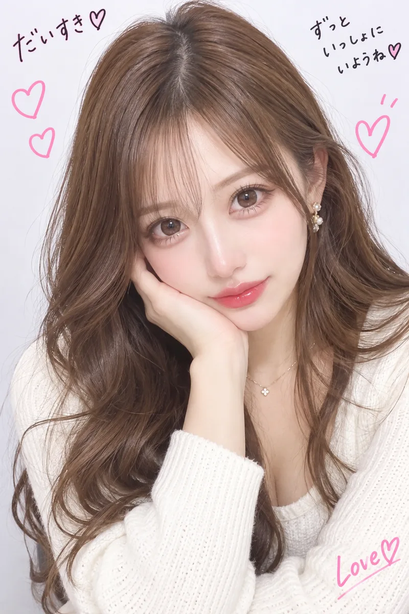 今の盛れプリの例（4枚目）