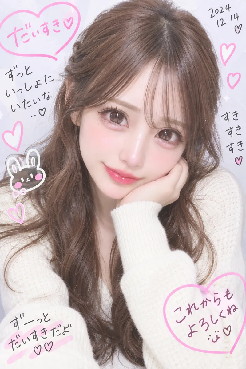 さらに盛った盛れプリの例（1枚目）
