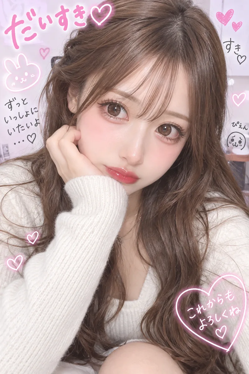 さらに盛った盛れプリの例（2枚目）