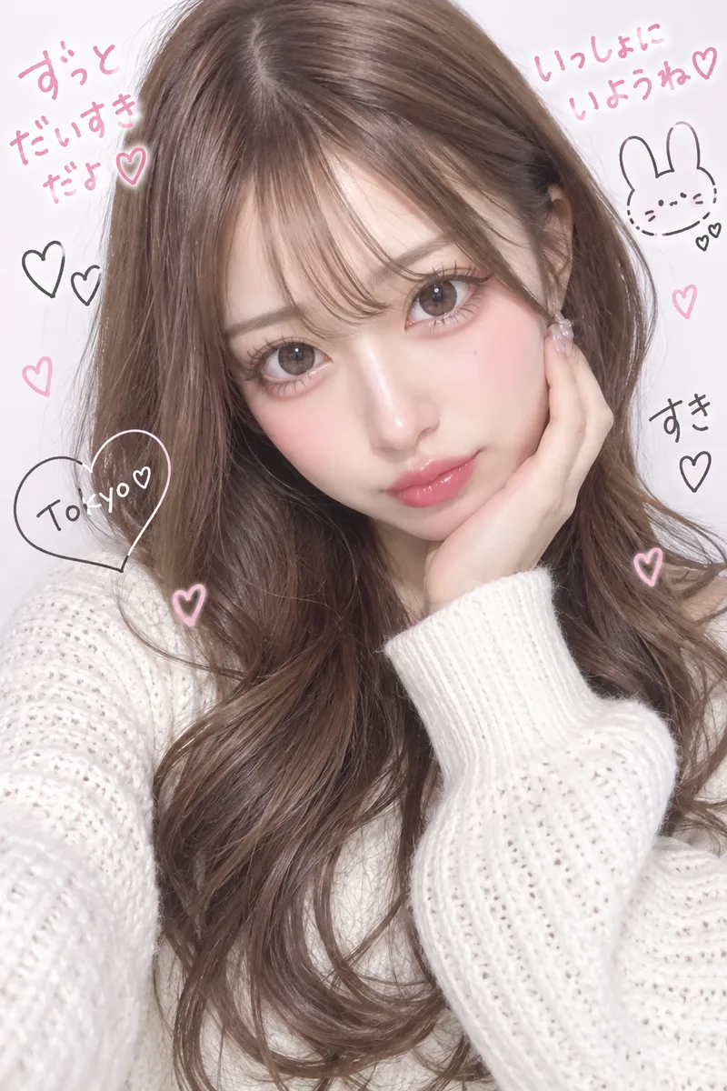 さらに盛った盛れプリの例（3枚目）