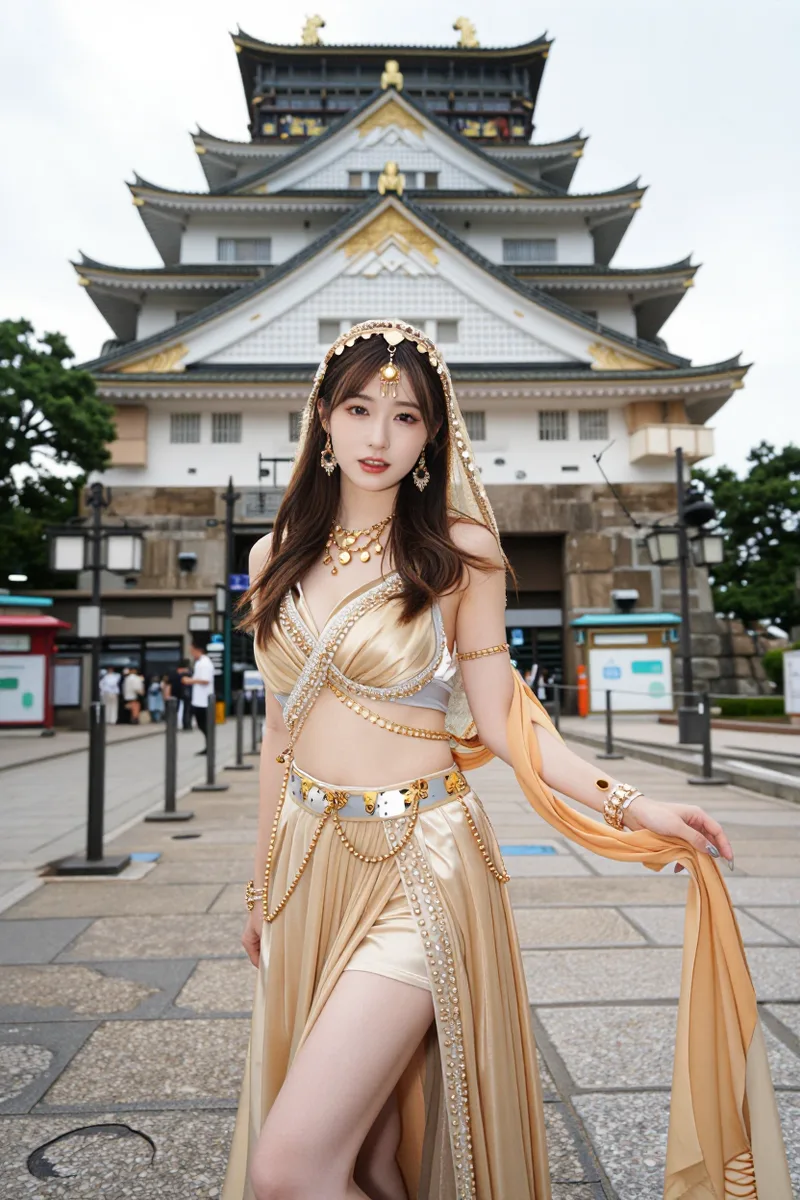 砂漠の女王の衣装の例（2枚目）