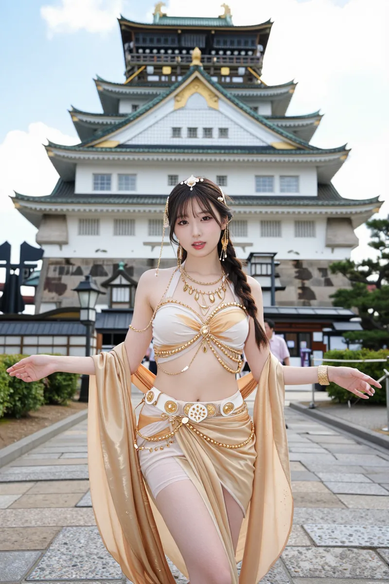 砂漠の女王の衣装の例（3枚目）