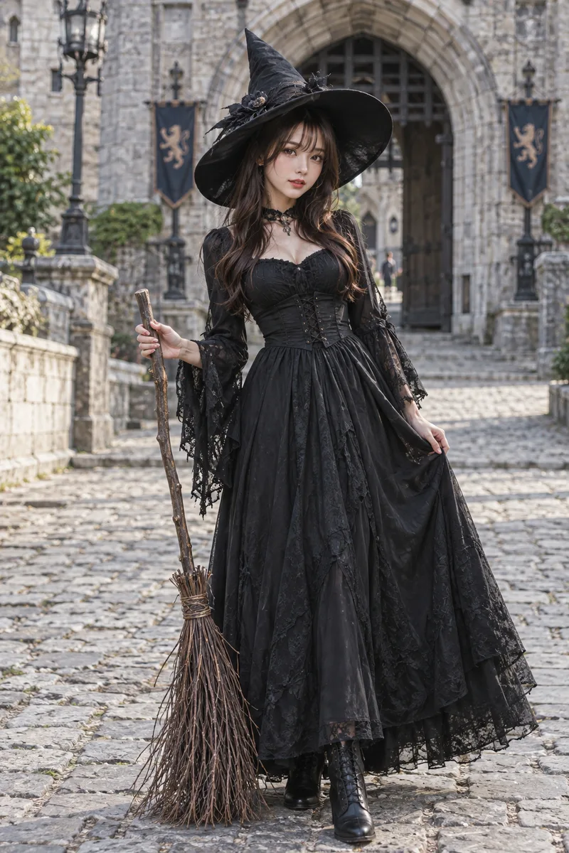 魔女の衣装の例（3枚目）