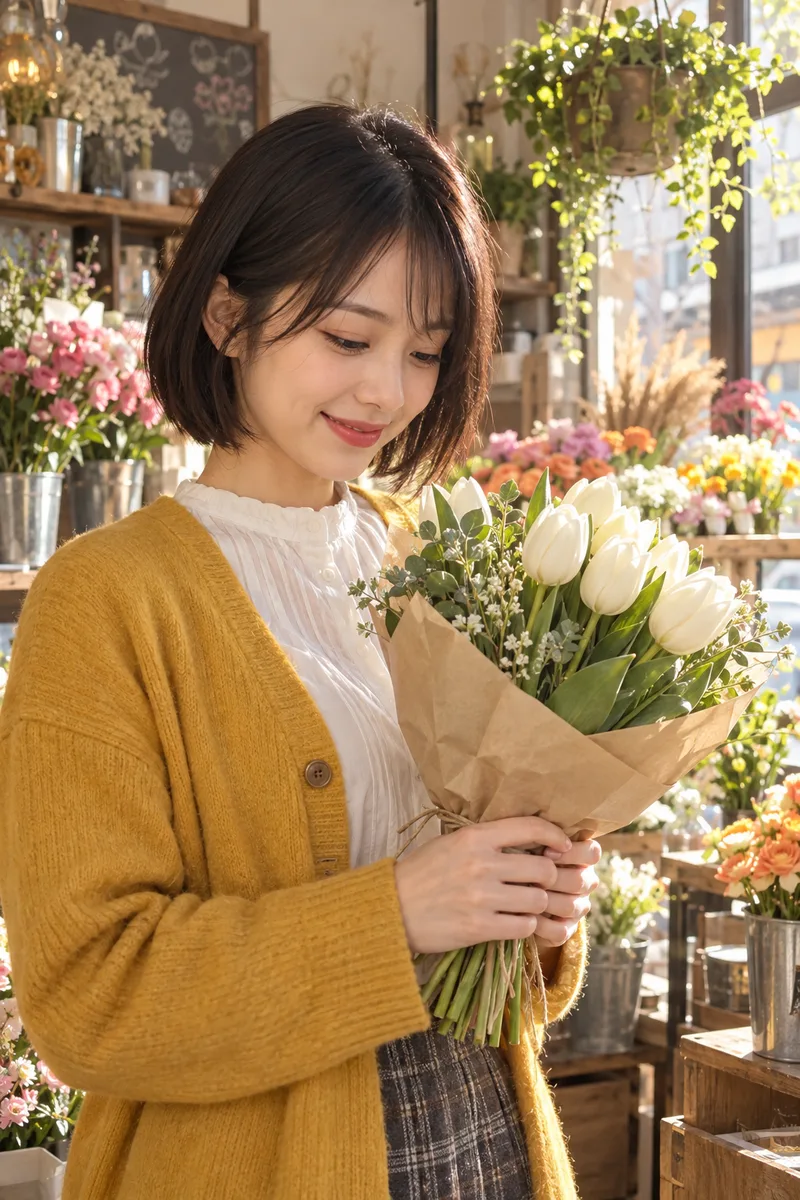 1段落で書いた花屋の例（2枚目）