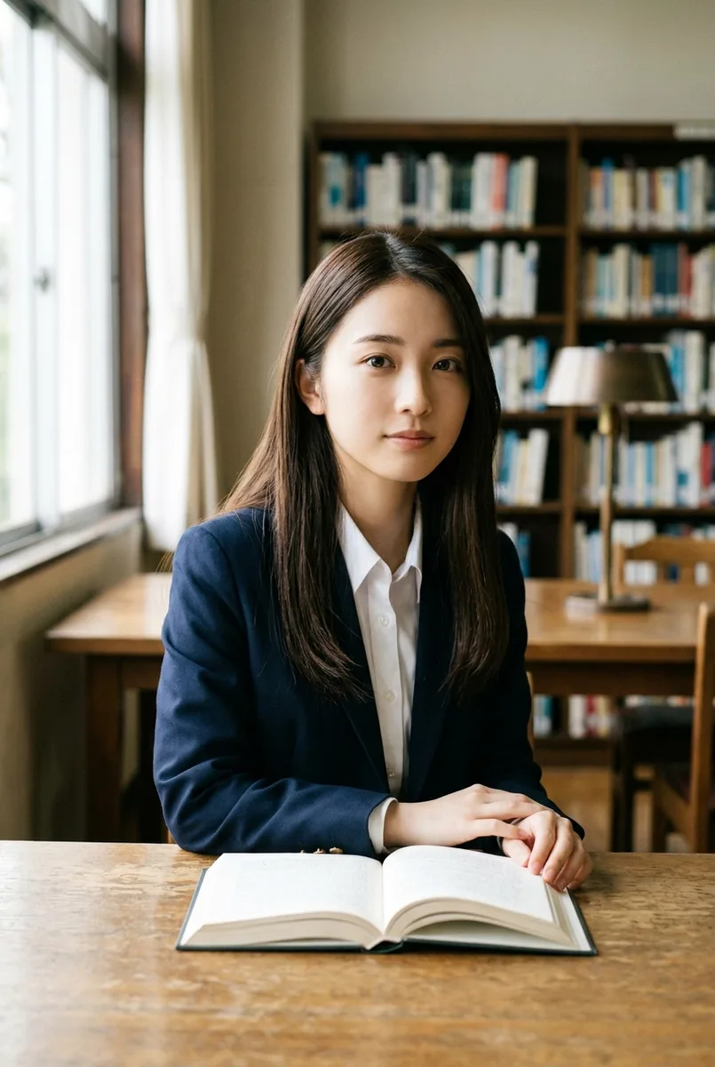 Geminiでプロンプトを日本語にして、最後に:眼鏡はかけないで。の例(2枚目)