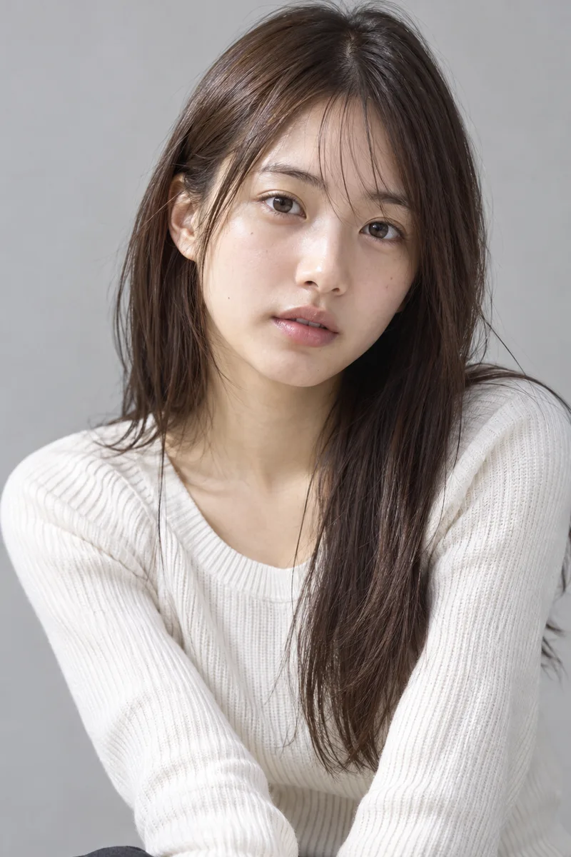 ChatGPTでベースに足した言葉:no makeupの例(4枚目)