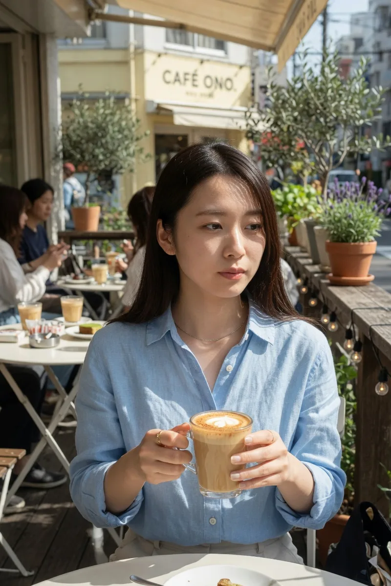 Grokでベースに足した言葉:don't smileの例(4枚目)