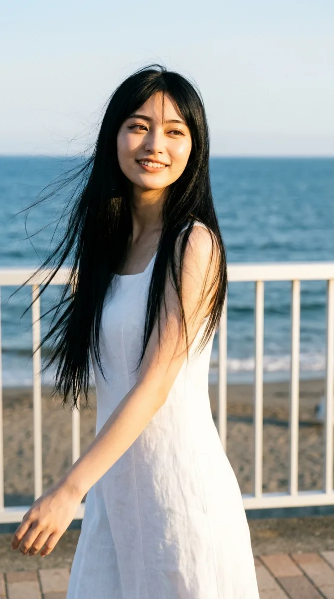 Nano Banana Proの作例（3枚目）：API の設定で 9:16 にして、プロンプトにも Vertical 9:16 portrait format.