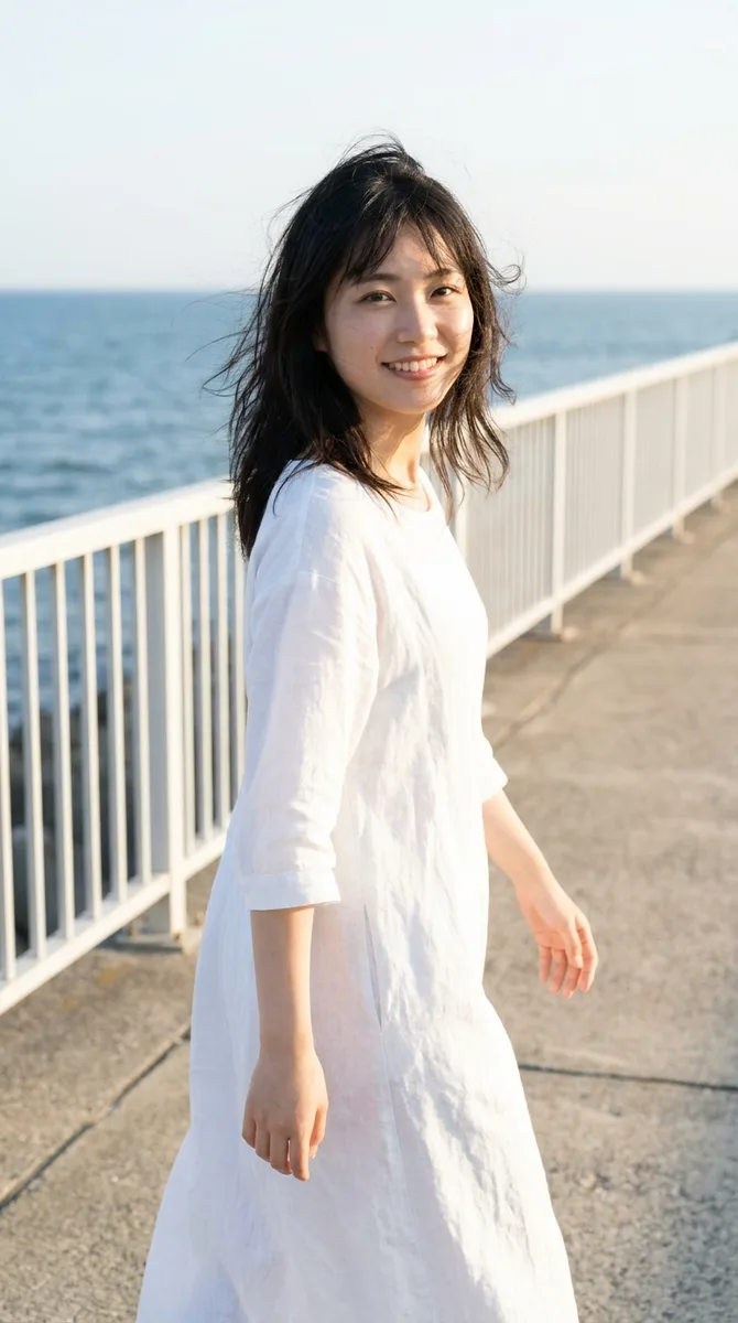 Nano Banana Proの作例（1枚目）：API では縦横比を指定せず、プロンプトに Vertical 9:16 portrait format. と書いただけ