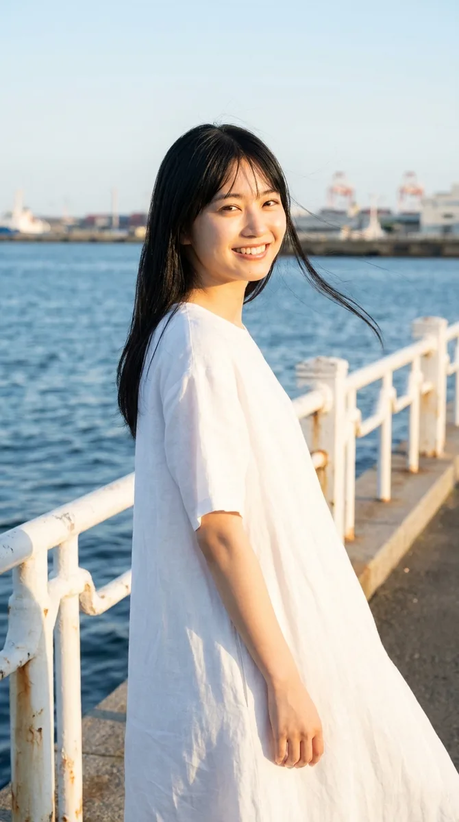 Nano Banana Proの作例（4枚目）：API では縦横比を指定せず、プロンプトに Vertical 9:16 portrait format. と書いただけ