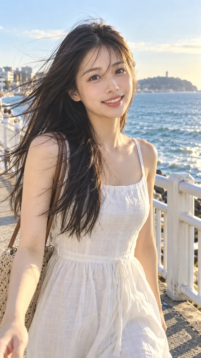 ChatGPTの作例（4枚目）：API では縦横比を指定せず、プロンプトに Vertical 9:16 portrait format. と書いただけ
