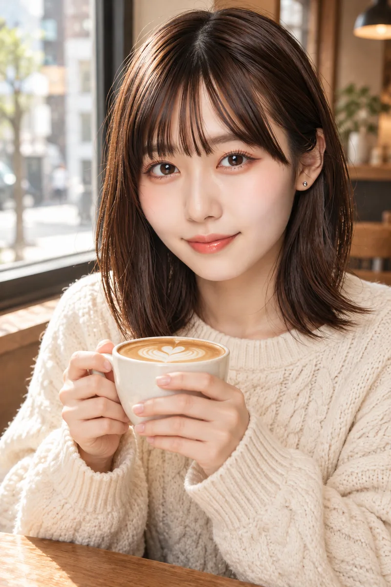 ChatGPTに元の1枚を渡してカフェで作った例（4枚目）